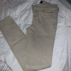 Express khaki skinny jeans